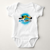 DAFFY DUCK™ Team Argentina Soccer Graphic Romper (Voorkant)