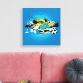 DAFFY DUCK™ Team Argentinië Voetbal Grafisch Canvas Afdruk (Insitu (Woonkamer))