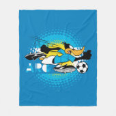 DAFFY DUCK™ Team Argentinië Voetbal Grafisch Fleece Deken (Voorkant)