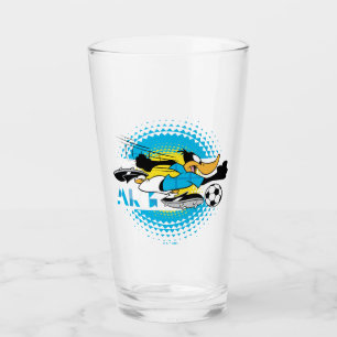 DAFFY DUCK™ Team Argentinië Voetbal Grafisch Glas