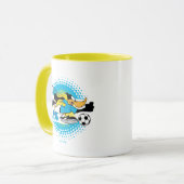 DAFFY DUCK™ Team Argentinië Voetbal Grafisch Mok (Voorkant links)