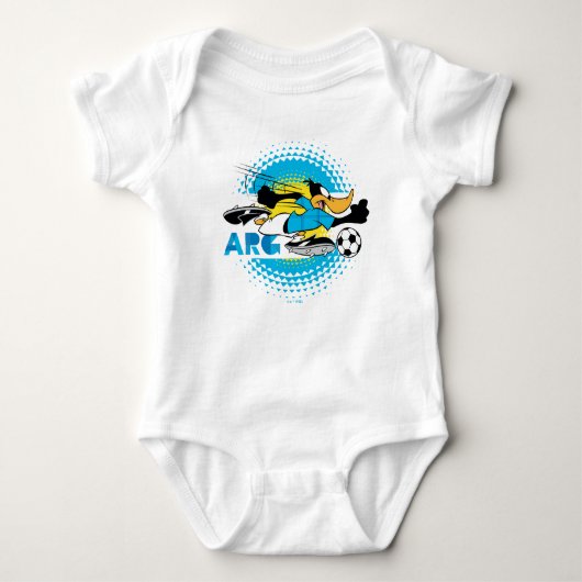 DAFFY DUCK™ Team Argentinië Voetbal Grafisch Romper (Voorkant)