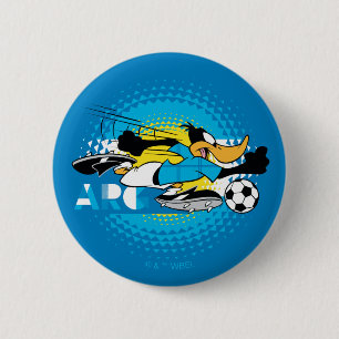 DAFFY DUCK™ Team Argentinië Voetbal Grafisch Ronde Button 5,7 Cm
