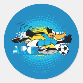 DAFFY DUCK™ Team Argentinië Voetbal Grafisch Ronde Sticker