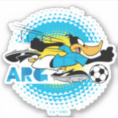 DAFFY DUCK™ Team Argentinië Voetbal Grafisch Sticker (Voorkant)