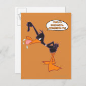 DAFFY DUCK™-tekstballon Briefkaart (Voorkant / Achterkant)
