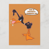 DAFFY DUCK™-tekstballon Briefkaart (Voorkant)