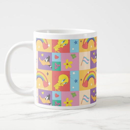 DAFFY DUCK™ & TWEETY™ - Pride Patroon Grote Koffiekop (Links)