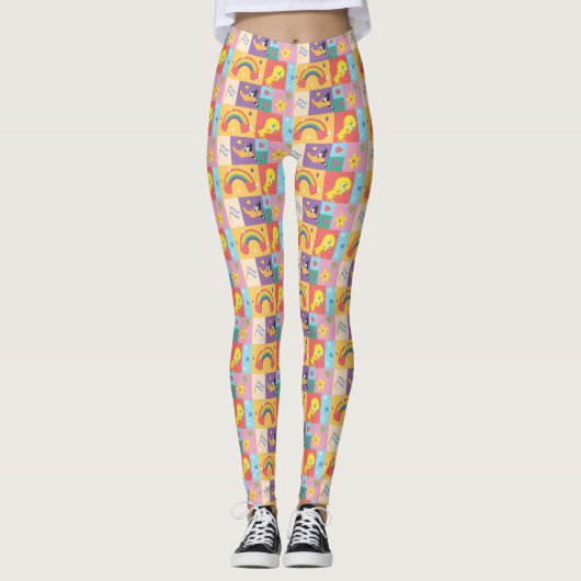 DAFFY DUCK™ & TWEETY™ - Pride Patroon Leggings (Voorkant)