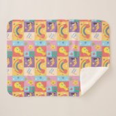 DAFFY DUCK™ & TWEETY™ - Pride Patroon Sherpa Deken (Voorkant (horizontaal))