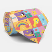 DAFFY DUCK™ & TWEETY™ - Pride Patroon Stropdas (Opgerold)