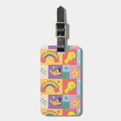 DAFFY DUCK™ & TWEETY™ - Pride Pattern Bagagelabel (Voorkant verticaal)