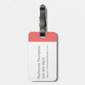 DAFFY DUCK™ & TWEETY™ - Pride Pattern Bagagelabel (Achterkant verticaal)