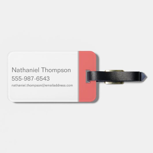 DAFFY DUCK™ & TWEETY™ - Pride Pattern Bagagelabel (Achterkant horizontaal)