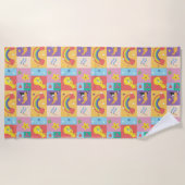 DAFFY DUCK™ & TWEETY™ - Pride Pattern Strandlaken (Voorkant)