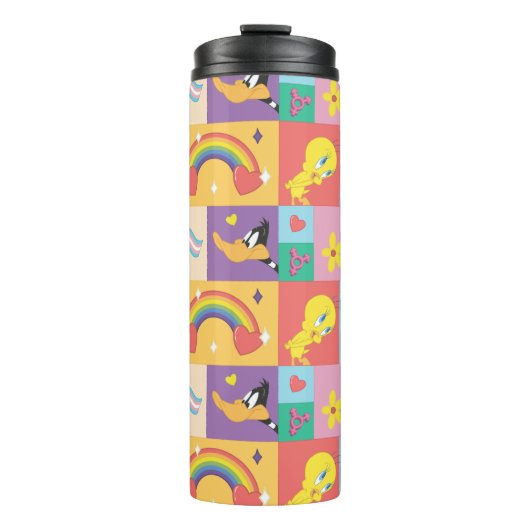 DAFFY DUCK™ & TWEETY™ - Pride Pattern Thermosbeker (Voorkant)