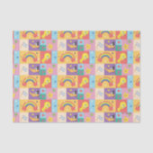 DAFFY DUCK™ & TWEETY™ - Pride Pattern Tissuepapier (Voorkant)