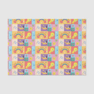 DAFFY DUCK™ & TWEETY™ - Pride Pattern Tissuepapier