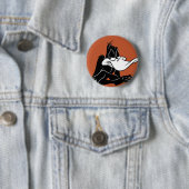 DAFFY DUCK™ Up Close Ronde Button 5,7 Cm (In situ)