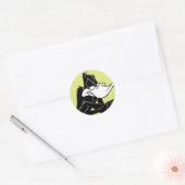 DAFFY DUCK™ Up Close Ronde Sticker (Envelop)