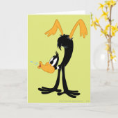 DAFFY DUCK™ Whistling Kaart (Gele Bloem)
