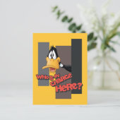 DAFFY DUCK™ "Who is in Charge here" Briefkaart (Staand voorkant)