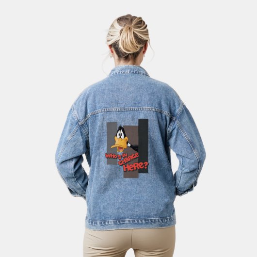 DAFFY DUCK™ "Who is in Charge here" Denim Jacket (Model)
