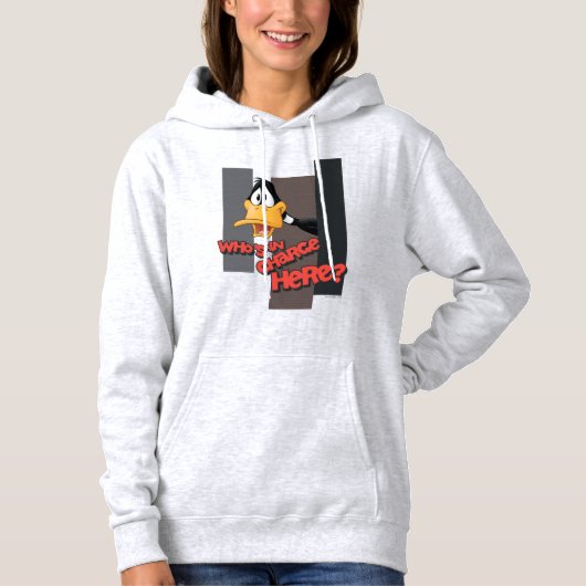 DAFFY DUCK™ "Who is in Charge here" Hoodie (Voorkant)