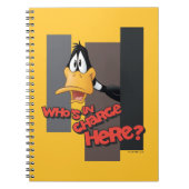 DAFFY DUCK™ "Who is in Charge here" Notitieboek (Voorkant)