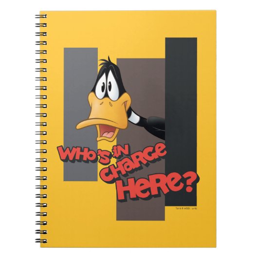 DAFFY DUCK™ "Who is in Charge here" Notitieboek (Voorkant)