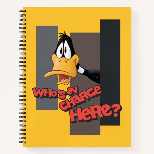 DAFFY DUCK™ "Who is in Charge here" Notitieboek (Voorkant)