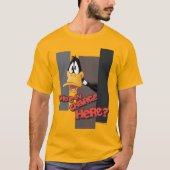 DAFFY DUCK™ "Who is in Charge here" T-shirt (Voorkant)