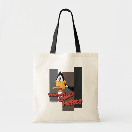 DAFFY DUCK™ "Who is in Charge here" Tote Bag (Voorkant)