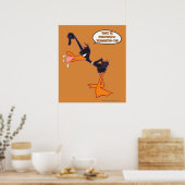 Daffy Speech Bubble Poster (Keuken)