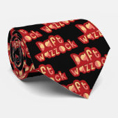 Daft Wazzock Funny British Insult Stropdas (Opgerold)