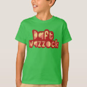 Daft Wazzock Funny British Insults T-shirt (Voorkant)