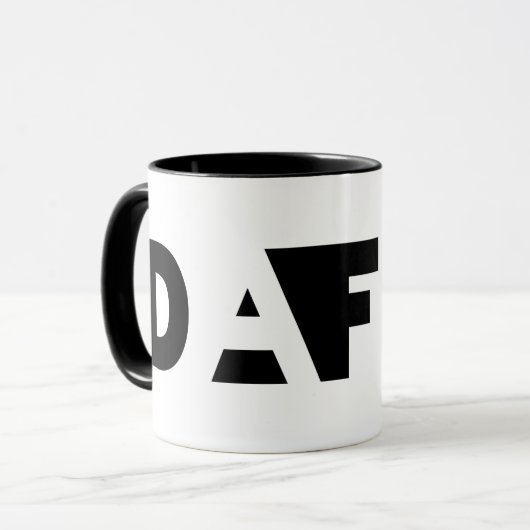 Dafuq Shadow blokkeert Skateboard. Mok. Mok (Voorkant links)