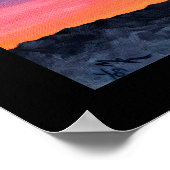 dag2night Sunset to Twilight Painting Poster (Hoek)