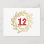 Dag 12. Namen van Jezus | Koning van Kings Advent Briefkaart (Voorkant)