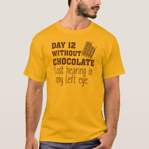 Dag 12 zonder chocolade t-shirt