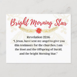 Dag 13. Namen van Jezus |Bright Morning Star Adven Briefkaart