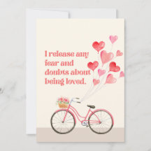 Dag 14 Rode Hart Manifest Liefde Bevestiging Kaart