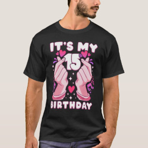 Dag 15, K-pop, vingerhart, Sarang T-shirt