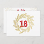 Dag 16. Namen van Jesus Rabbi Advent Briefkaart (Voorkant / Achterkant)