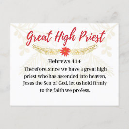 Dag 17. Namen van Jezus Grote Priste Advent  Briefkaart