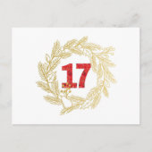 Dag 17. Namen van Jezus Grote Priste Advent Briefkaart (Voorkant)