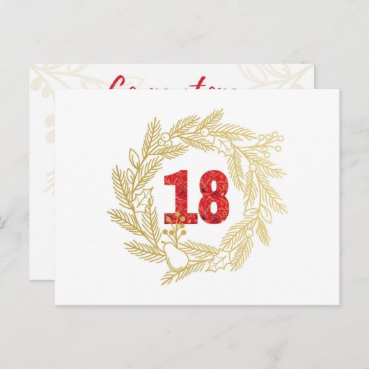 Dag 18. Namen van Jezus | Cornerstone Advent Briefkaart (Voorkant / Achterkant)