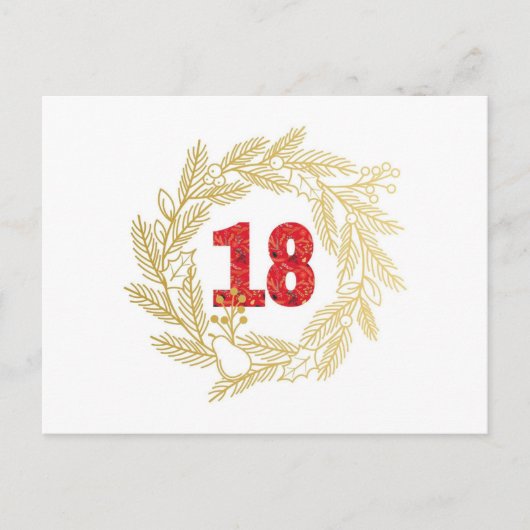 Dag 18. Namen van Jezus | Cornerstone Advent Briefkaart (Voorkant)