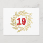 Dag 19. Namen van Jezus | Zoon van David Advent Briefkaart (Voorkant)