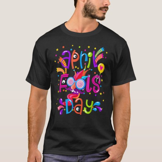 Dag 1 april Fools Dag 2022 Joke T-shirt (Voorkant)